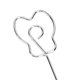 thumbnail image 2 of 15pcs Table Number Holder Cute Shape Electroplating Process Practical Photo Stand for Office Anniversary PartySilver, 2 of 3