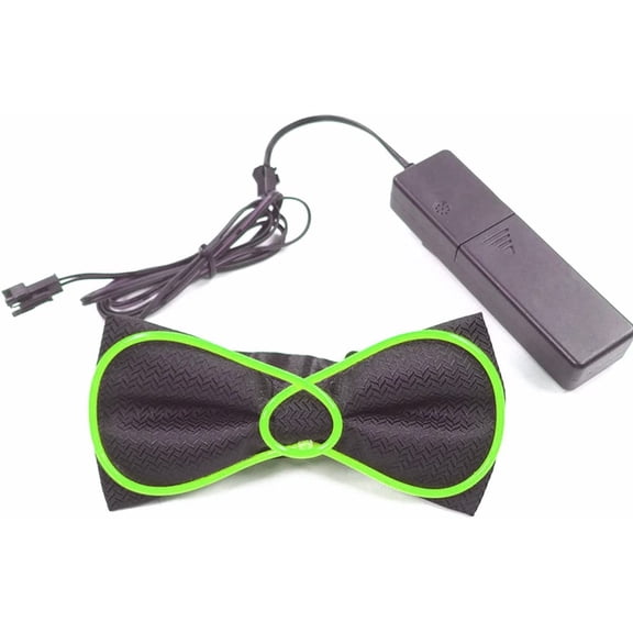 LINLIN Party Glowing LED Tie, Man LED Luminous Tie Christmas LED Bow Tie Novelty EL Wire Light Up for Christmas, Halloween, Costume, Parties, Festival, Cosplay