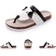thumbnail image 2 of Mujeres Perro Lindo Correderas de Corcho Señoras al Aire Libre Vacaciones Zapatillas de Arena Familia Interior Ocasional Cómoda Flip Flop Xishao ropa, 2 of 2
