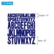 thumbnail image 2 of Calcomanías de Letras Uxcell de 1 pulgada y 2 pulgadas, 12 Hojas de Calcomanías de Alfabeto Autoadhesivas de Vinilo, Azul, 2 of 6