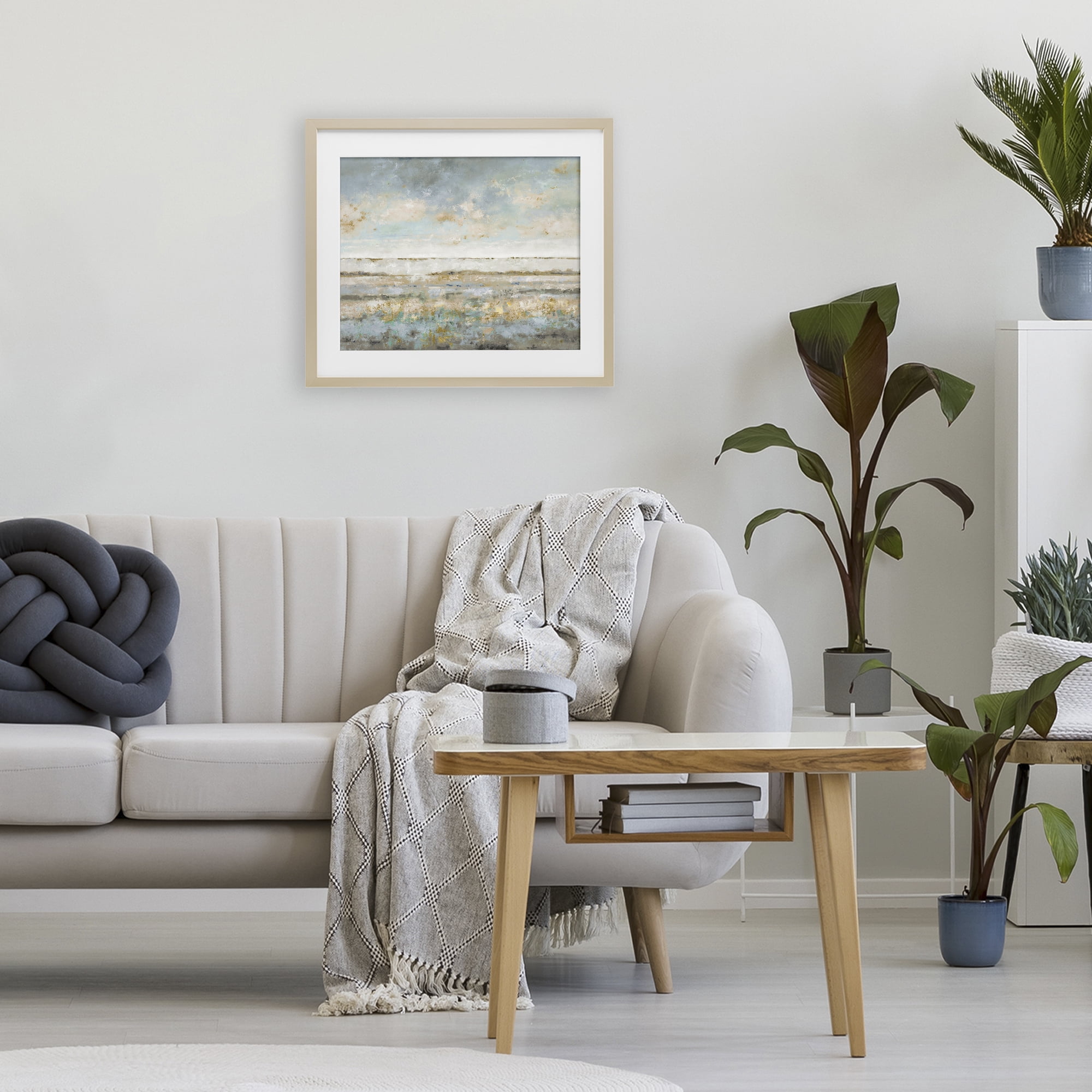 Stupell Industries Contemplative Mood Abstract Birch Framed Print Under Glass, design by Lorenzo Collective