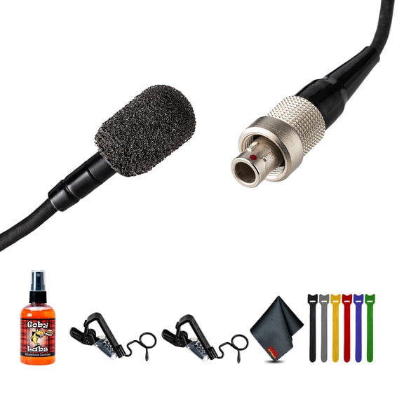Sony ECM-90LM Ultra-Compact Lavalier Condenser Microphone   Accessory Kit (International Model)