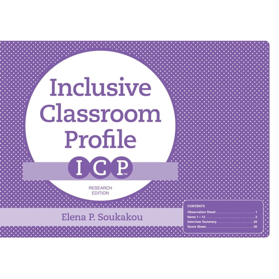 The Inclusive Classroom Profile (ICPâ„¢), Research Edition (Paperback)