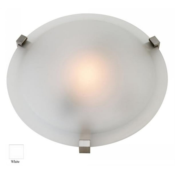 Access Lighting 50060-WH-FST Cirrus 1 Lumière Affleurante - Montage - Blanc