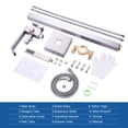 thumbnail image 6 of Wowow Brushed Nickel 1-handle Freestanding Waterfall Bathtub Faucet with Hand Shower (Valve Included), 6 of 7