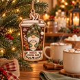 Personalized Coffee Gnome Wooden Christmas Ornament - Walmart.com
