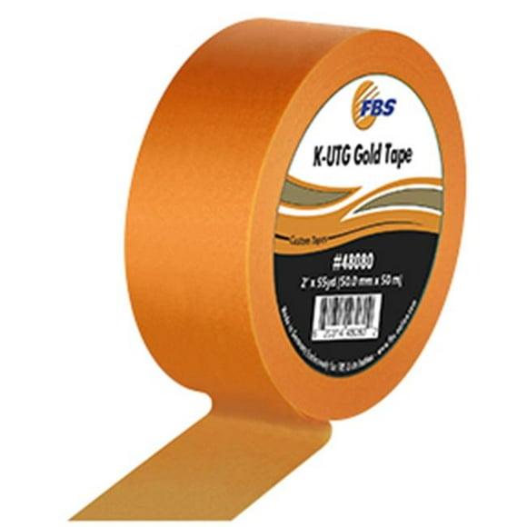 FBS Distribution FBS-48080 2 in. x 55 Yards K-UTG Tape, Gold