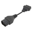 ODB2 Scanner Diagnostic Cable 17pin to 16pin Connector Adapter