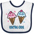 thumbnail image 3 of Inktastic Ice Cream We're One Twin Boy & Girl Boys or Girls Baby Bib, 3 of 4