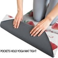 thumbnail image 3 of Strawberry Plants Fruit Watercolor Hot Yoga Mat Towel Non Slip for Hot Yoga - Quick-Drying Yoga Mat Cover with 4 Corner Pockets with Travel Bag - Hot Yoga Towel Non Slip 70"x26", 3 of 6