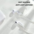 thumbnail image 4 of 3 correas magnéticas antipérdida para auriculares, correa de cordón para auriculares deportivos con 1 hebilla para auriculares y 1 par de auriculares, cordón antipérdida de silicona suave para, 4 of 6