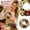 A#0251, variant on Christmas Diamond Painting Wreath DIY Kit with LED Lights, 8 in Pearl Diamond Art Kit for Adults, Acrylic Christmas Cottage Hanging Ornament for Door Wall Home Decoration Gift