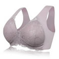 thumbnail image 1 of Women‘s Bra Front Closure 5D Shaping Seamless Push Up Lace Bras For Women, 1 of 6