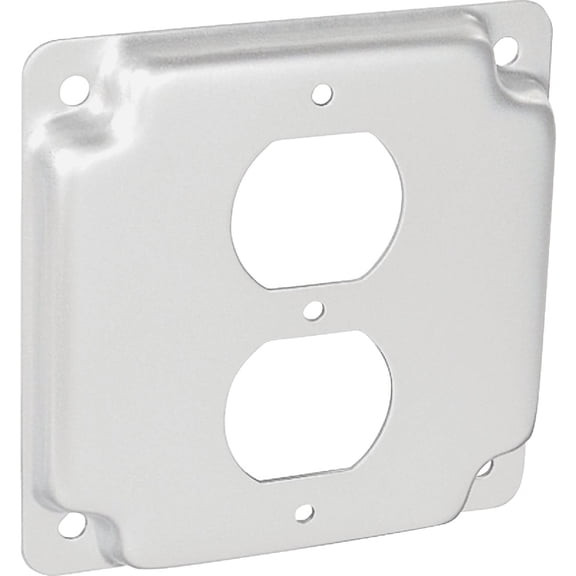 Thomas & Betts RS12 4 in. Square Raised Box Surface Cover for 1 Duplex