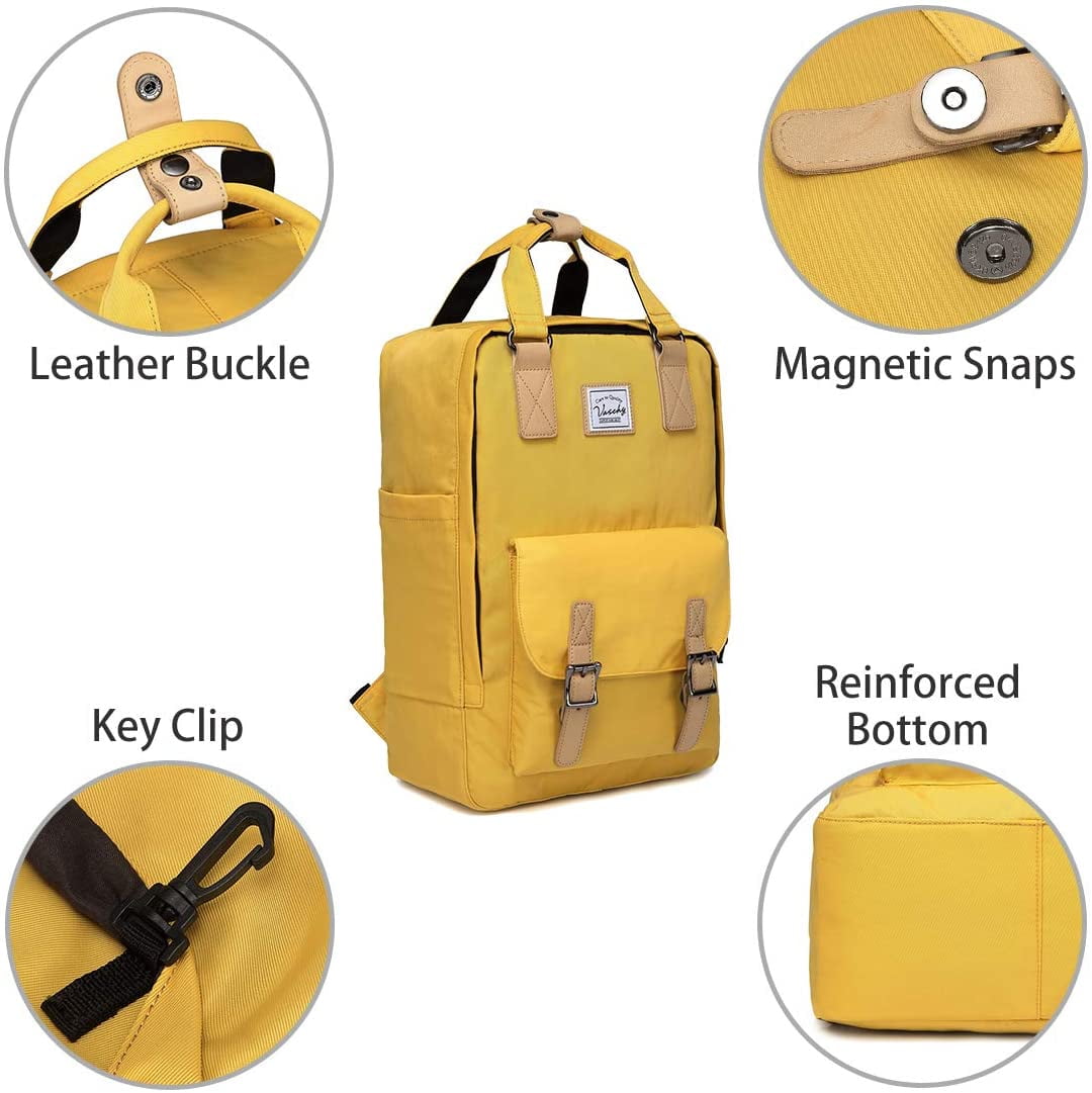 vaschy yellow backpack
