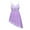 Lavender, variant on Alvivi Big Girls Sequins V-Neck Lyrical Dress Irregular Hem Ballet Latin Dance Leotard 5-14