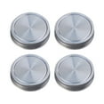 thumbnail image 1 of Ensemble de Couvercles en Acier Inoxydable pour Bocaux Mason, 4 Pcs, Étanches, pour Usage Domestique, Argent, 1 of 8