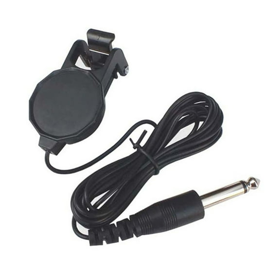 Necvior Acoustic Guitar Piezo Pickup Clip On Contact Microphone Piezo Pickup for Guitar Ukulele Violin Parts Easy to Use