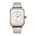 thumbnail image 1 of Women Watch Ladies Quartz Watch Square Dial Silicone Adjustable Strap Night Light No Delay Time-checking High Accuracy Exquisite Sweet Wristwatch, 1 of 8