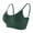 Green, variant on Sports Bras for Women Padded Bra Nude Bralette Ruched Workout Bra Crop Tops Medium Support Bra Underwear Beige
