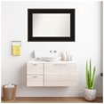 thumbnail image 5 of Amanti Art Custom Wall and Bathroom Mirror (27.75 x 39.75 in.), Mezzanine Espresso Frame, 5 of 7