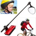 thumbnail image 5 of Bicycle Helmet Rearview Mirror, Lightweight Bike Helmet Reflector Cycling Mirror Accessory(1pc, Black), 5 of 5
