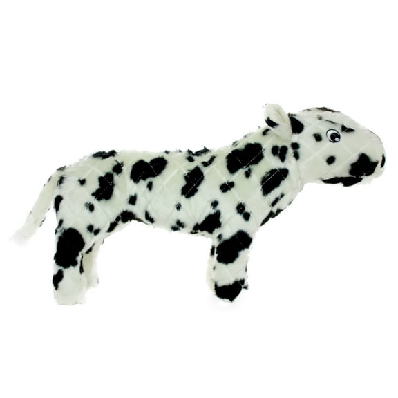 Mighty Farm Cow Durable Plush Squeaky Dog Toy