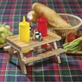 thumbnail image 2 of Wilcor Support de Condiments pour Table Taille Unique en Bois, 2 of 2