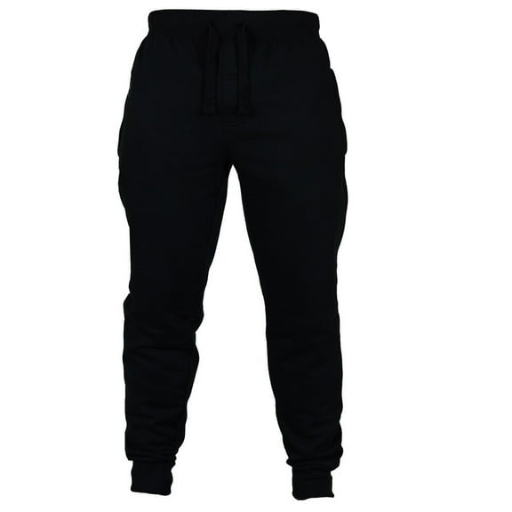 ZTTD Men's youth leisure fashion tight solid color trend tethered Sweatpants