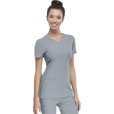 

HeartSoul Break On Through Women s Scrubs Top Shaped V-Neck 20710