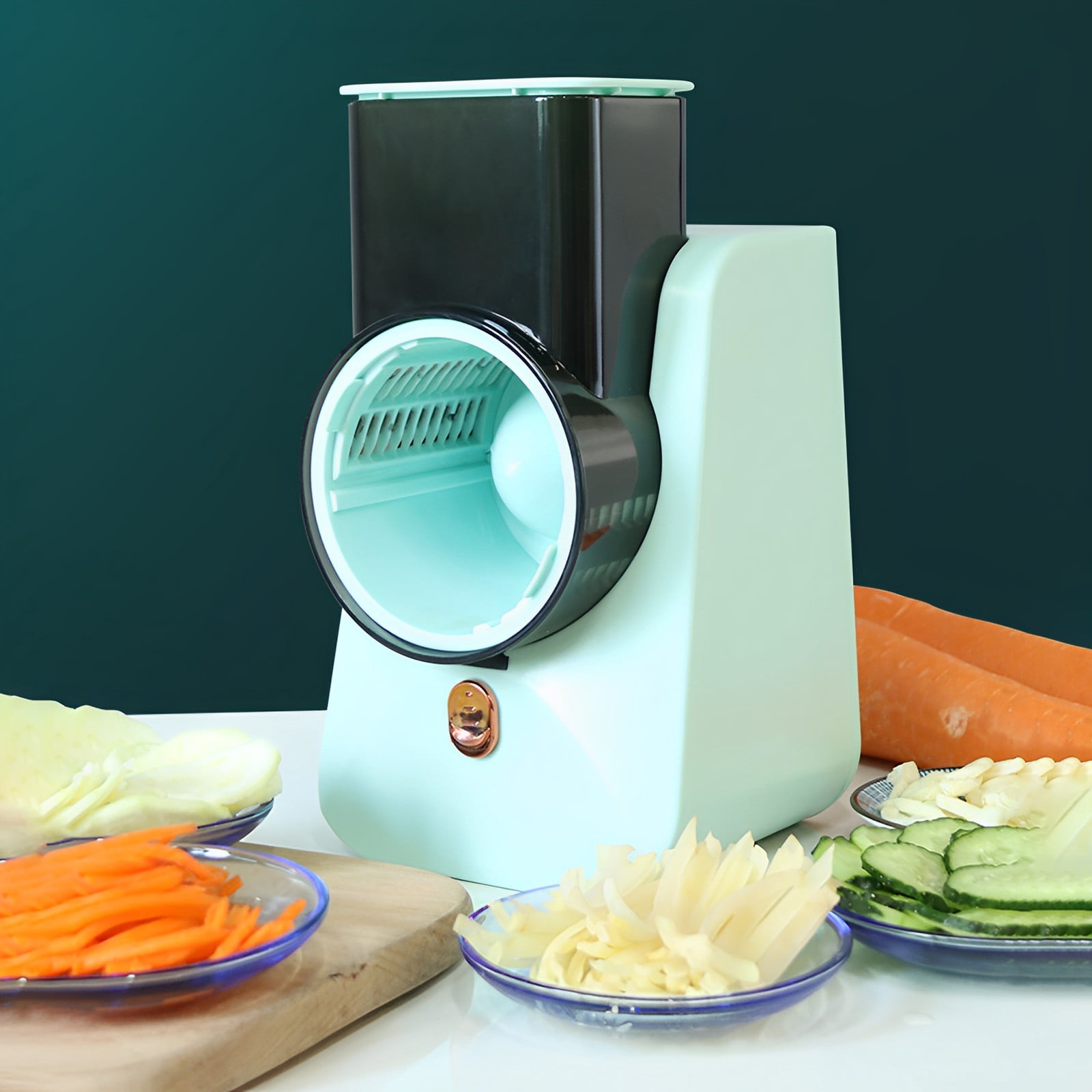 ASLATT Electric Cheese Grater, Cheese Grater Electric, One-Touch