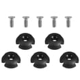 thumbnail image 1 of 1 Set Small Rope Mount Safety Buckle Rope Buckle Hook Buckle for Kayak (Black), 1 of 8