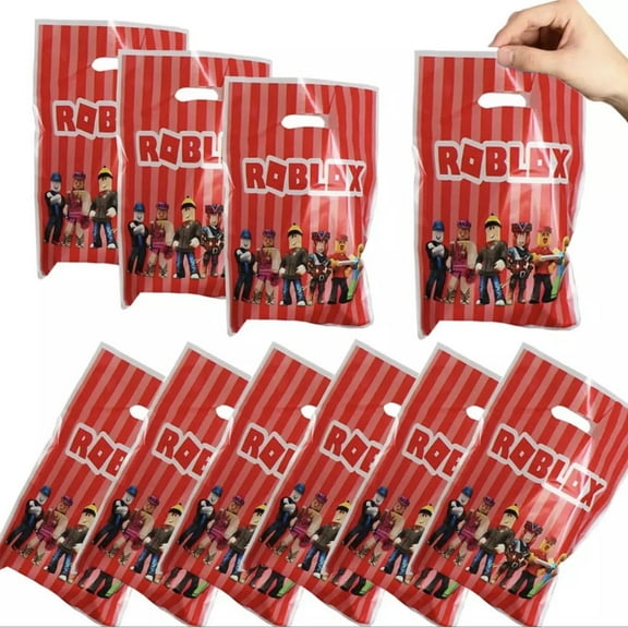 20 PCS Roblox Gift Bags Pixel Style Gamer Party Supplies Favor Bags Birthday Party Bags Roblox Goodie Bags