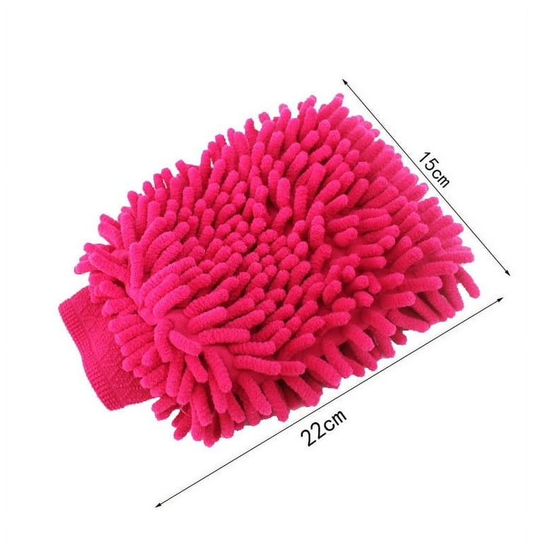4 Pcs Car Wash Mitts Chenille Microfiber Car Wash Mitt Double Sided  Scratch-free Wash Mittens Wash Sponge Washing Gloves Absorbent Microfiber  Mitt for