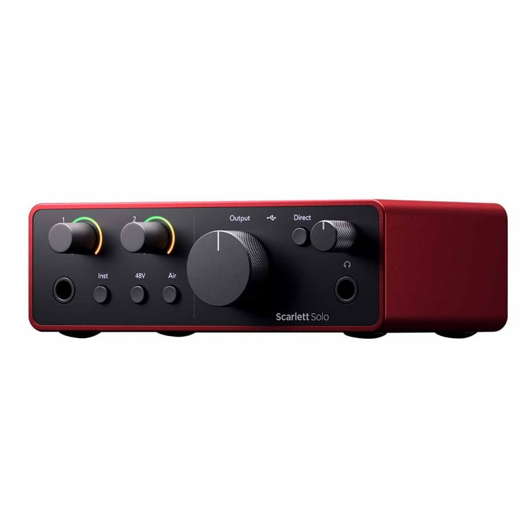 Focusrite Scarlett Solo Studio 4th Gen USB Audio Interface with