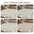 thumbnail image 7 of ODIKA Beige Boho Symmetrical Border Cream Washed Decorative Neutral for Playroom, Bedroom, Reading Nook, Pet Friendly & Kids Safe Play, 7 of 7