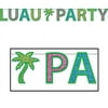 Hawaiian Luau Glittered Party Banner (1ct)