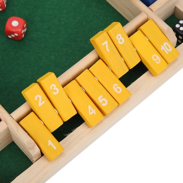JUEGO DE DADOS DE TABLERO, Superar El Juego de Matemlicas del Tablero de Abrenamiento de Time Durante el tiempo durante los dados, Para El Entretenimiento en El Hogar