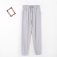thumbnail image 2 of FAZVAOO Women's Pajama Pants Joggers Cotton Lounge Pants Pockets Pajama Bottoms Elastic Waist Tie, 2 of 6