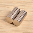 thumbnail image 1 of HEVIRGO 20Pcs 8x2mm N40 Permanent Strong Round Disc Blocks Rare Earth Neodymium Magnets, 1 of 10