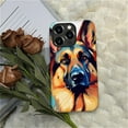 thumbnail image 6 of Punmada for iPhone 13 14 Compatible with Magsafe Full Body Protective Glossy Case, For Girl Boy Shockproof Magnetic Charge Esthetics Pattern German Shepherd Dog, 6 of 7