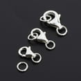 thumbnail image 4 of yotijay 3 Sets 8/9/11mm 925 Sterling Lobster Claw Clasps Jewelery Making Supplies, 4 of 9