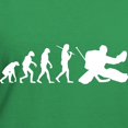 thumbnail image 3 of CafePress - The Evolution Of The Hockey Goalie Women's V Neck - Women's V-Neck Dark T-Shirt, 3 of 4