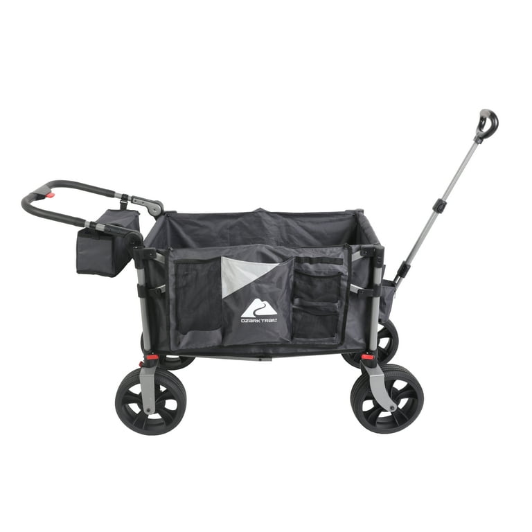 Ozark Trail All Terrain Foldable Push Pull Wagon 48 Height Walmart