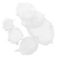 thumbnail image 4 of 6Pcs Food Sealing Lid Expandable Reusable Vegetable Fruit Sealing Cover for Kitchen UseWhite, 4 of 5