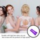 thumbnail image 5 of Sonducket 1 par de guantes de tela reutilizables de repuesto transpirables de Color sólido lavables de manga larga Cosplay guantes de boda para niñas Disfraces de disfraces Violeta Sonducket AP013260-05, 5 of 5
