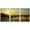WHITE, variant on wall26 - 3 Piece Framed Canvas Wall Art - Art Rural Landscape. Field and Grass - Modern Home Art Stretched and Framed Ready to Hang - 16"x24"x3 White