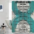 thumbnail image 4 of Funny Shower Curtain for Bathroom Accessories Inspirational Funny Quotes Cool Shower Curtain Set 72x72in, 4 of 7