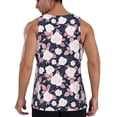 thumbnail image 3 of Gaeub Leaves Flower Men's Athletic Tank Top, Workout Sleeveless Shirts, Running Tank Tops for Gym, Running, Training - 3X-Large, 3 of 9