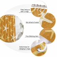 thumbnail image 3 of Vintage Yellow Orange Starfish Bathroom Shower Curtains with 12 Hooks Polyester Waterproof Shower Curtain for Stalls and Bathtubs Summer Coastal Beach Marine Decorative Bathroom Curtain 66x72 Inches, 3 of 9